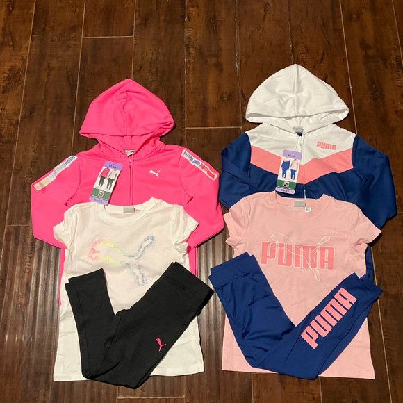 2 PUMA Youth 3-piece Tech Fleece Set - XS (5/6) - Picture 1 of 13